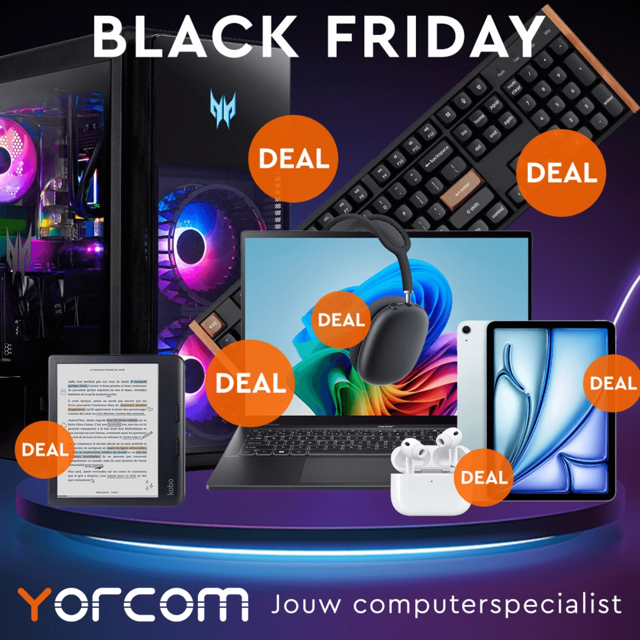 Black Friday TECH DEALS bij Yorcom!