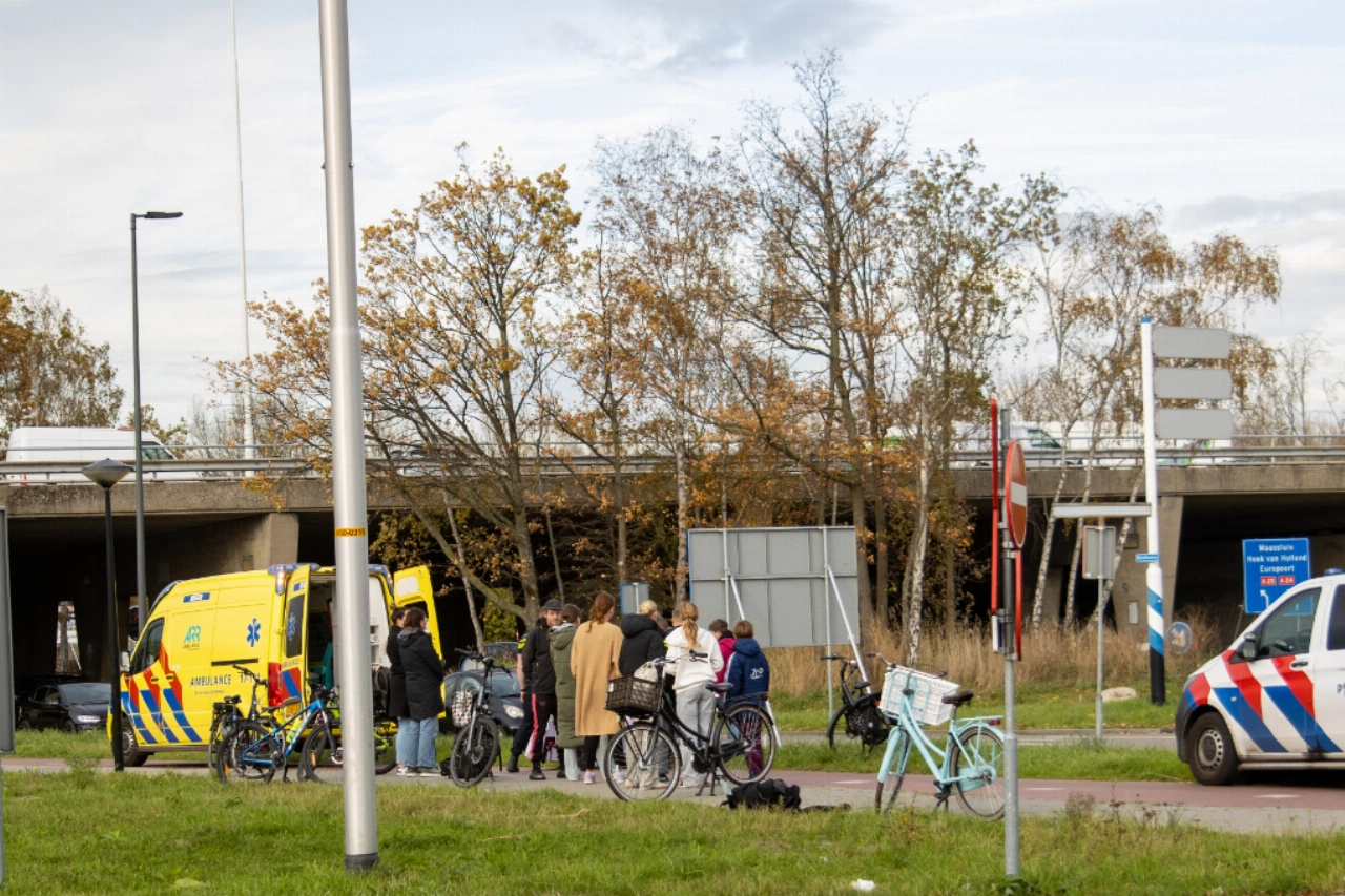 Gewonde na botsing fietsers Marathonweg
