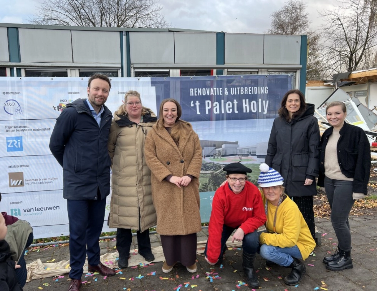 Verbouwing ’t Palet Holy feestelijk van start!