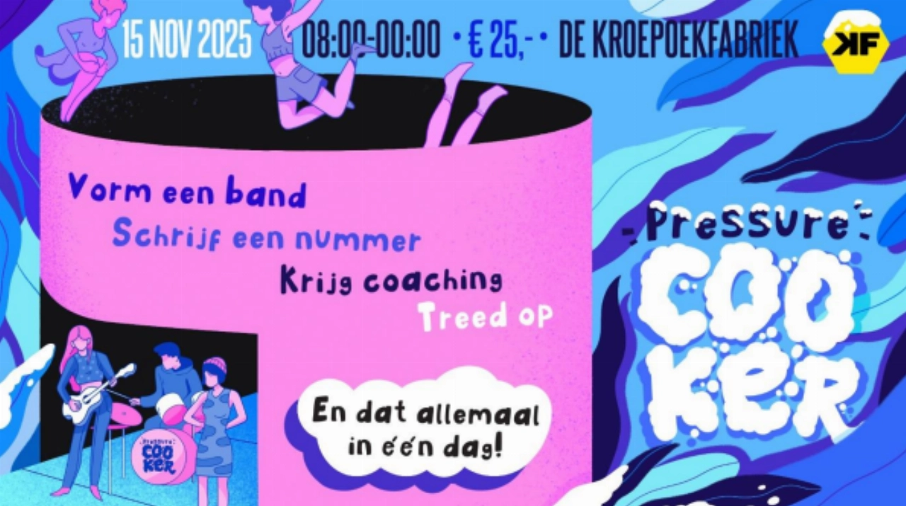 In één dag een band vormen tijdens Pressure Cooker?