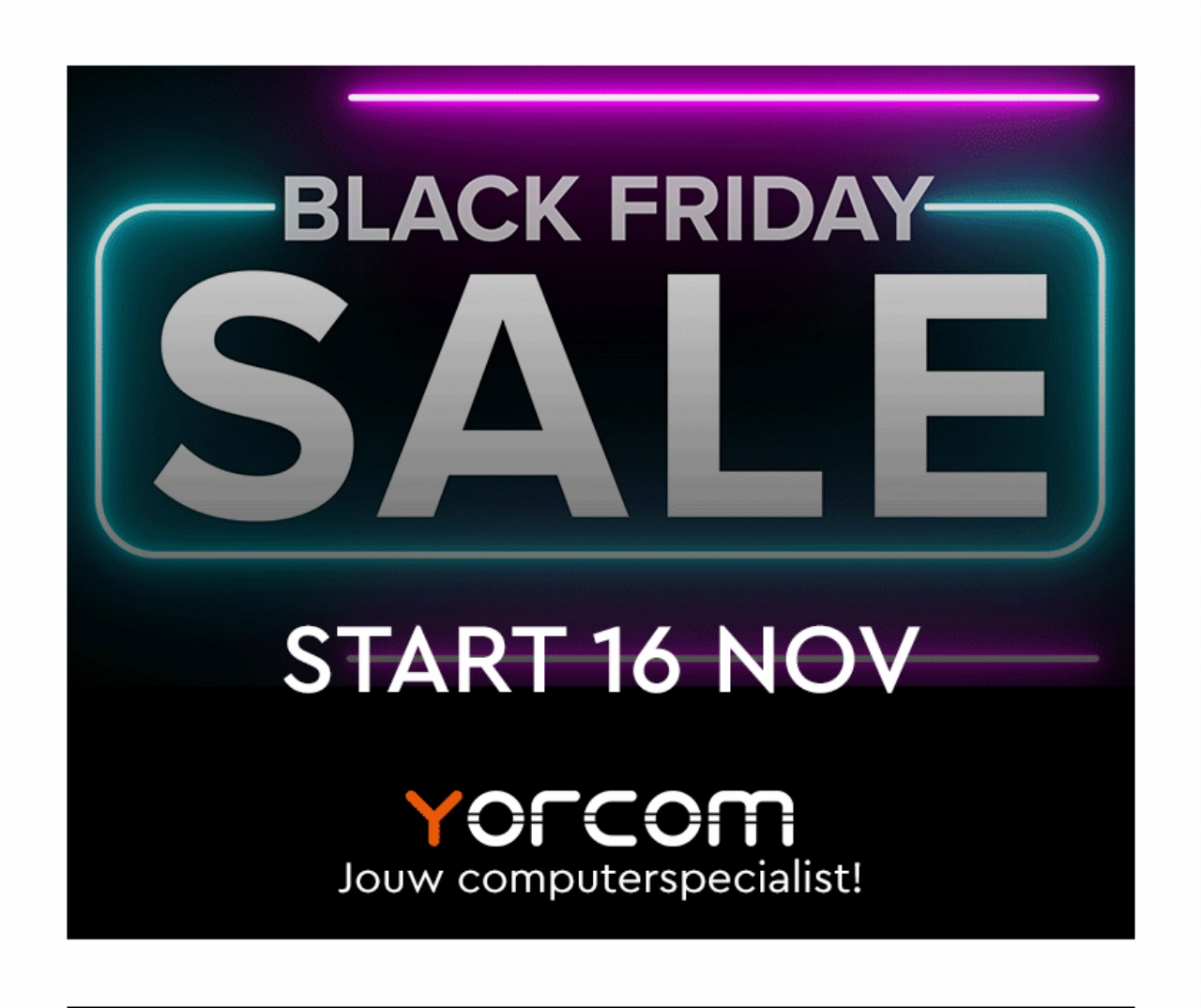 Black Friday TECH DEALS bij Yorcom!
