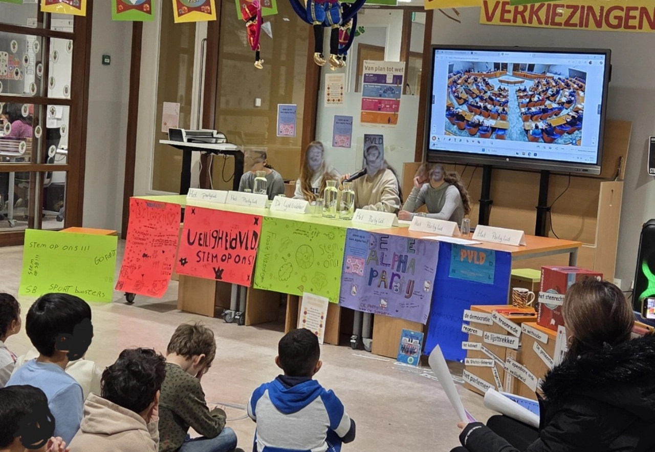 Leerlingen Avonturijn storten zich op verkiezingen