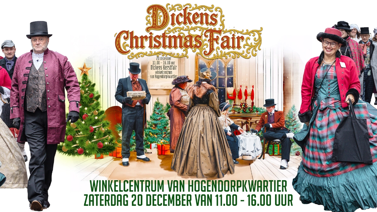 Dickens Christmasfair op het van Hogendorpkwartier