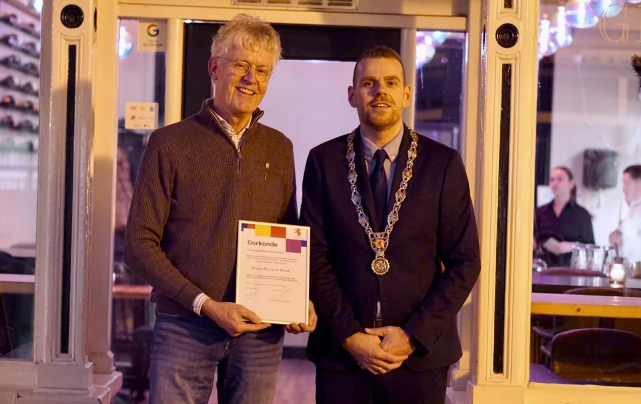 Vlaardingse Dirk de Derde Speld voor Dirk Jan van de Weerdt