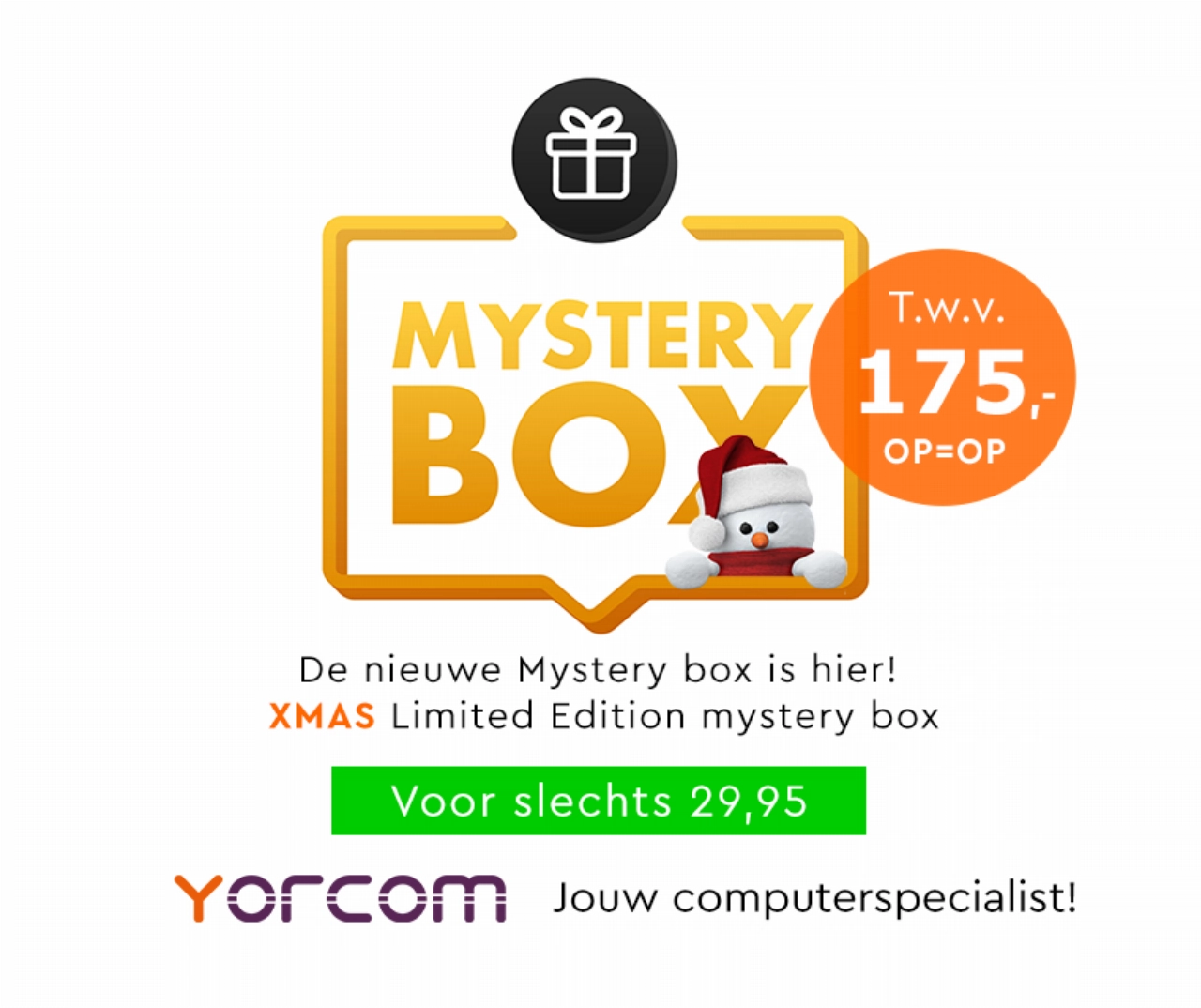 De Yorcom X-MAS Limited Edition Mystery Box: exclusief & beperkt!
