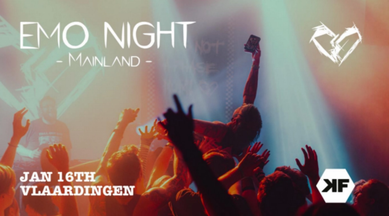 Emo Night Mainland keert terug naar De Kroepoekfabriek!