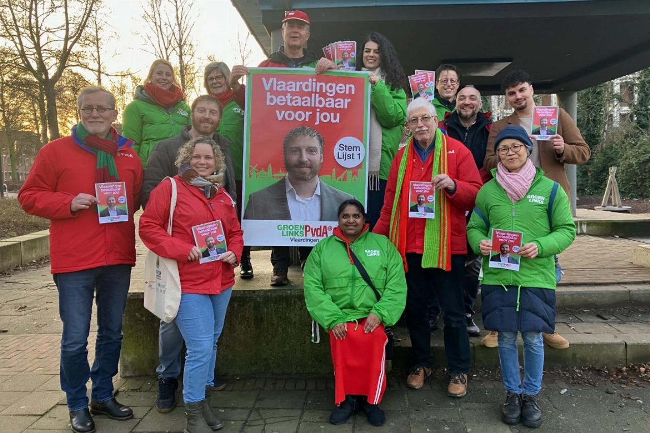 GroenLinks PvdA lanceert campagne met plan voor een betaalbaar Vlaardingen