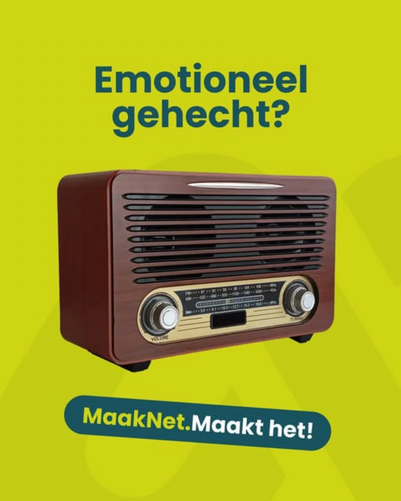 MaakNet: omdat weggooien soms gewoon geen optie is.