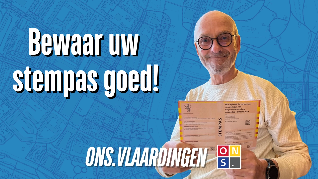 ONS.Vlaardingen: Bewaar je stempas goed!