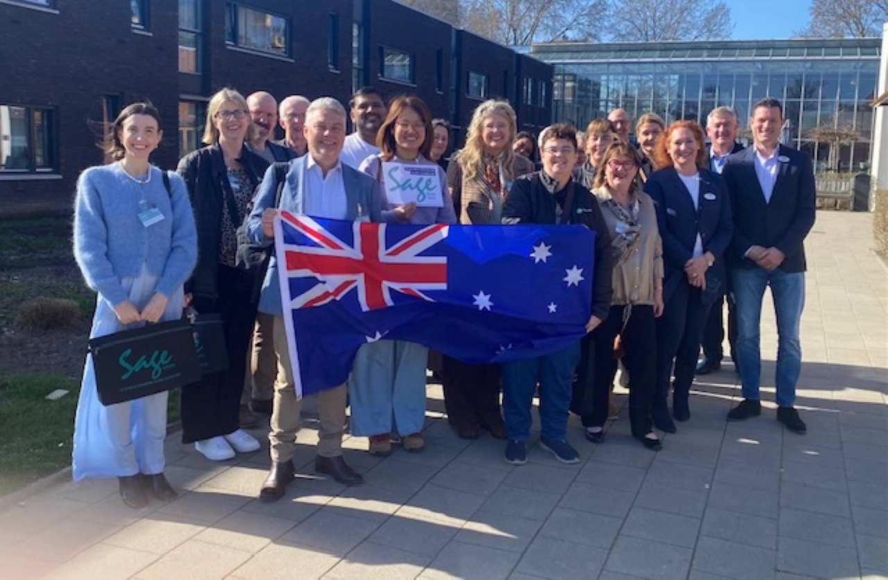 Australische zorgdelegatie laat zich inspireren door Nederlandse dementiezorg