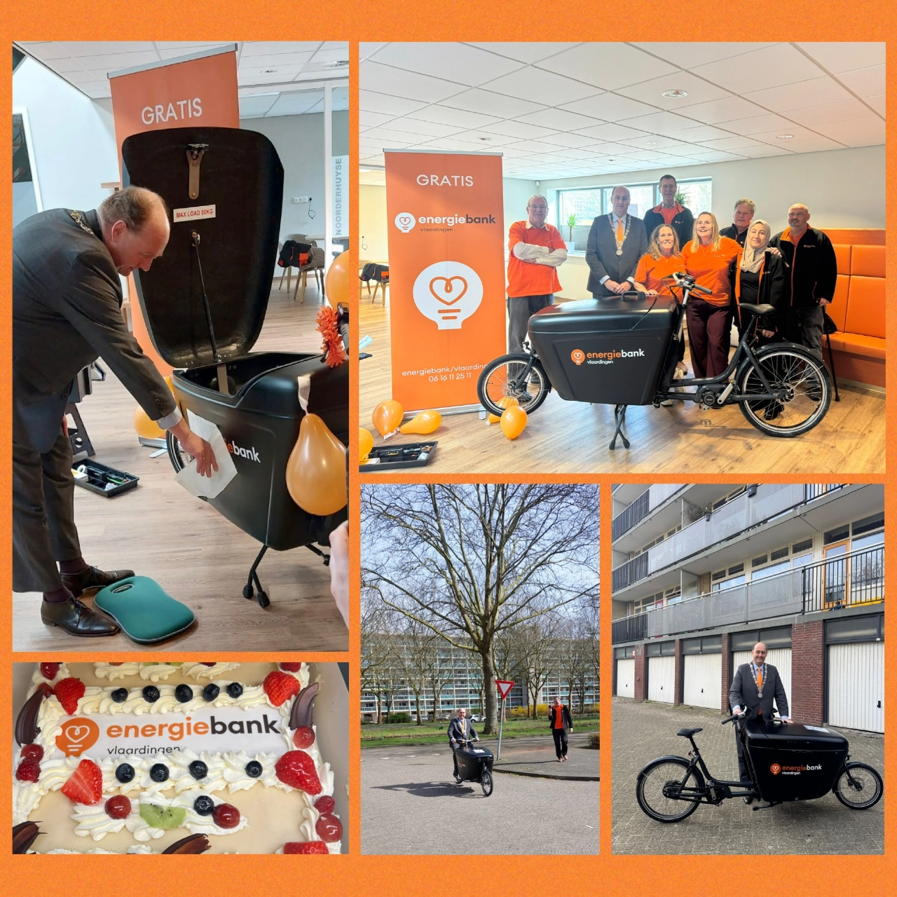 Energiebank neemt eigen bakfiets in gebruik