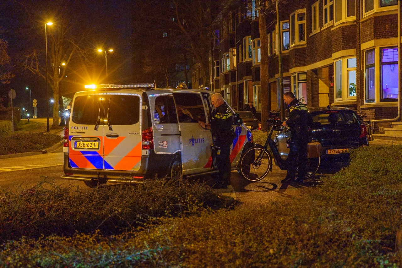 Man gewond na val met fiets Schiedamsweg