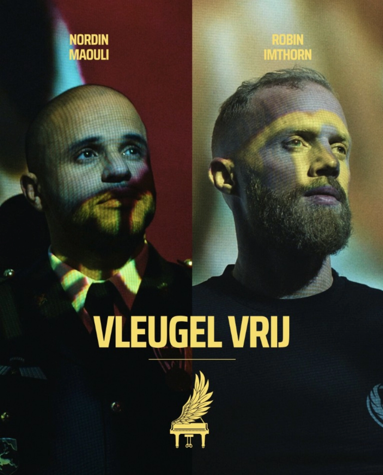 Oorlogsveteranen Robin Imthorn en Nordin Maouli presenteren inspirerend en muzikaal theatercollege