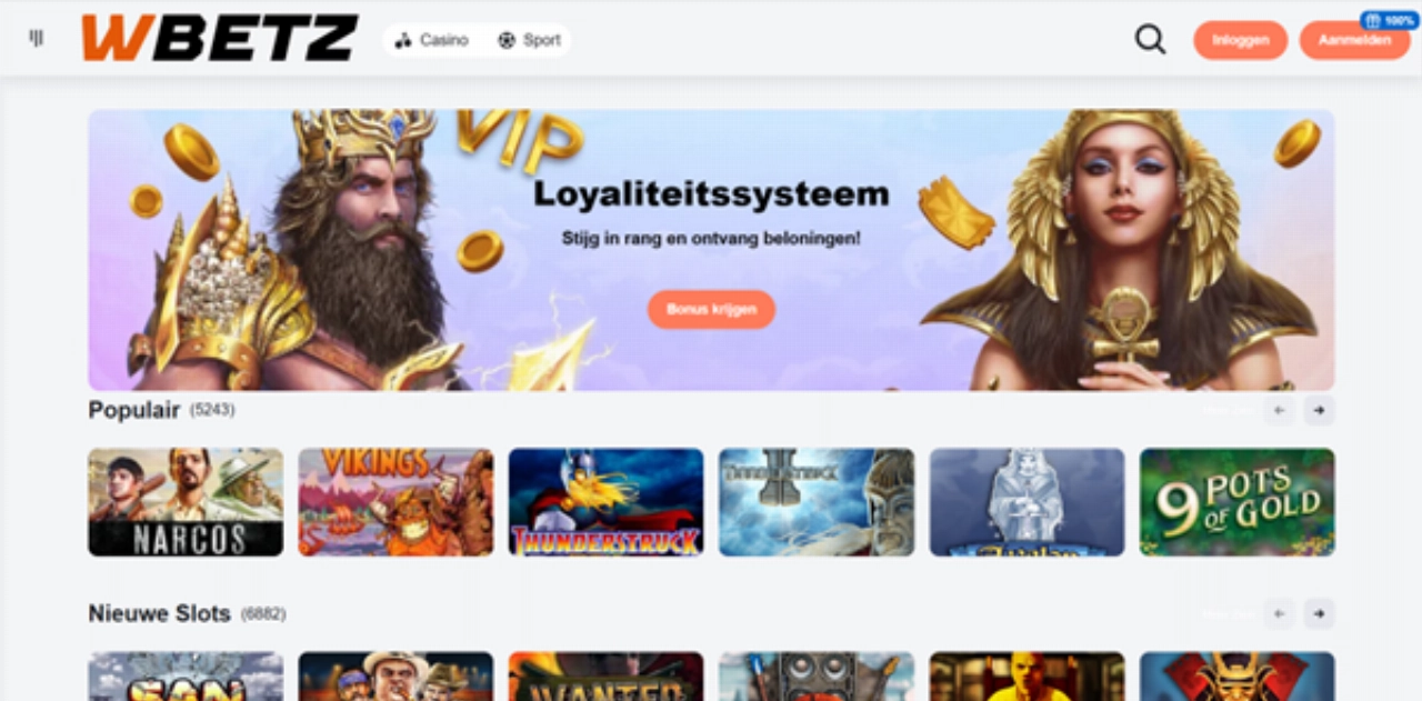 Wbetz Promo Codes, Casino Bonussen en Promoties voor Nederland