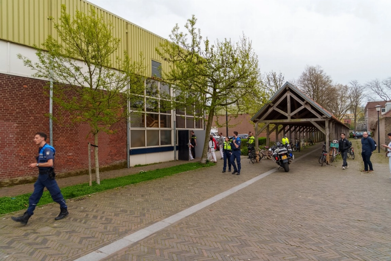 Brand in sporthal Baanstraat