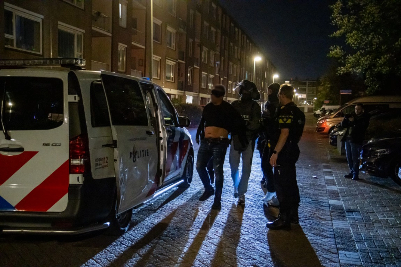 Man in Vlaardingen aangehouden door arrestatieteam politie