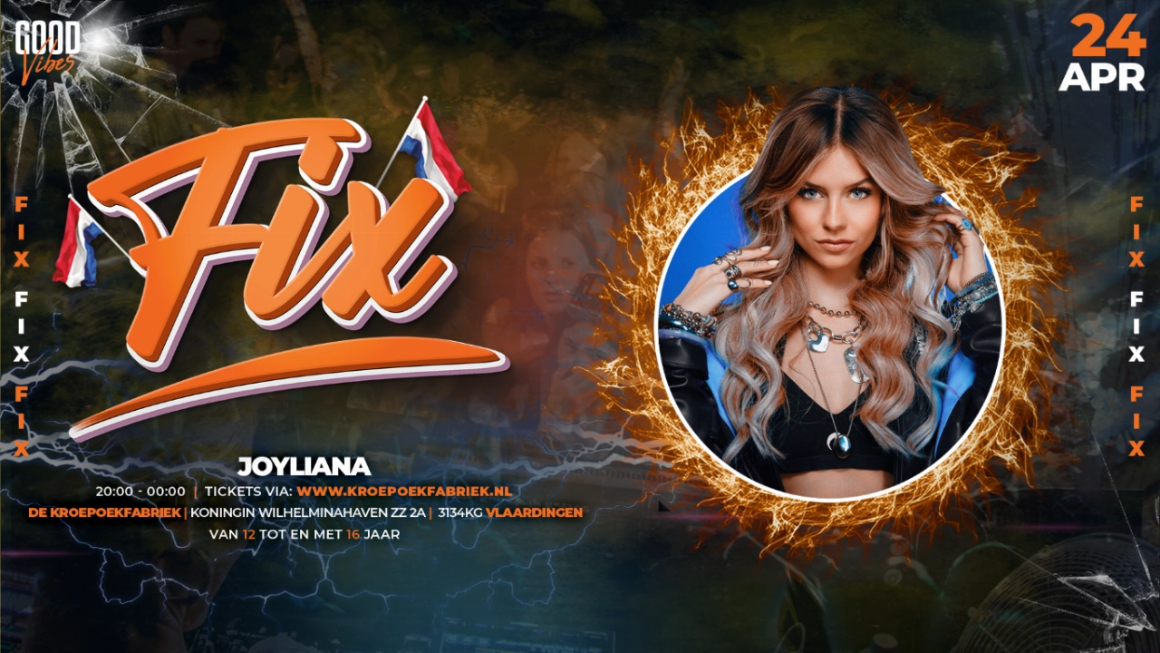 Jongerenfeest FIX met Kingsday edition terug naar De KF