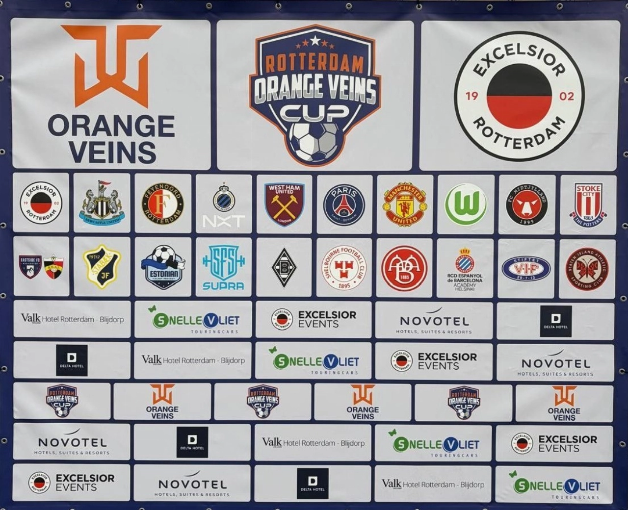 Manchester United en Paris Saint-Germain op bezoek in het Delta Hotel