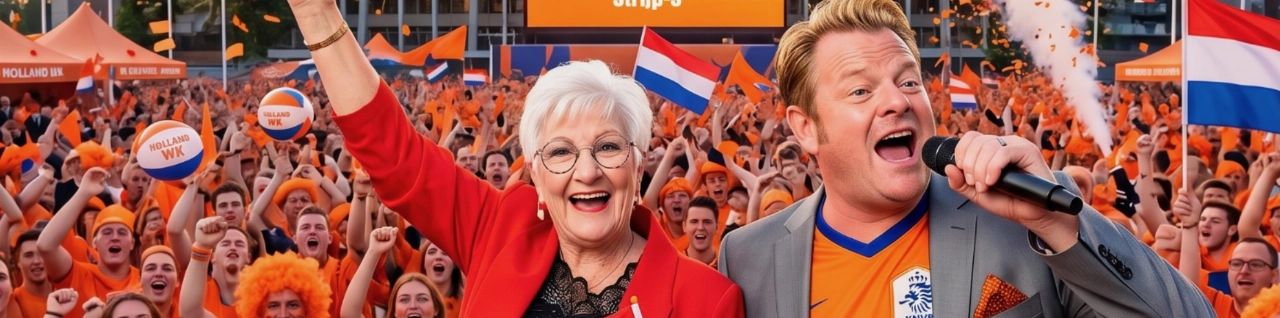Orgel Joke neemt Oranjenummer op met Martijn Fischer