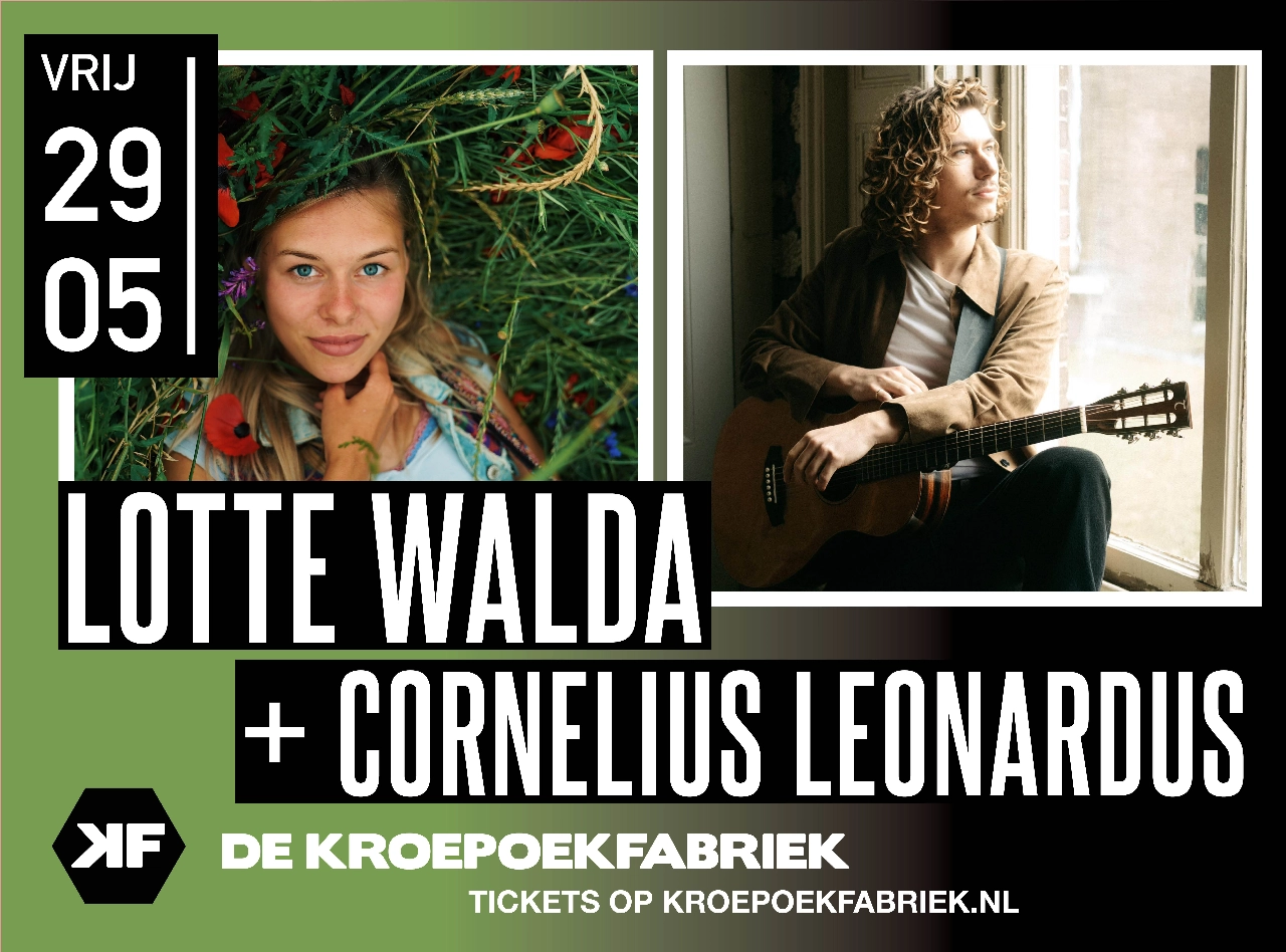 Lotte Walda en Cornelius Leonardus in De Kroepoekfabriek