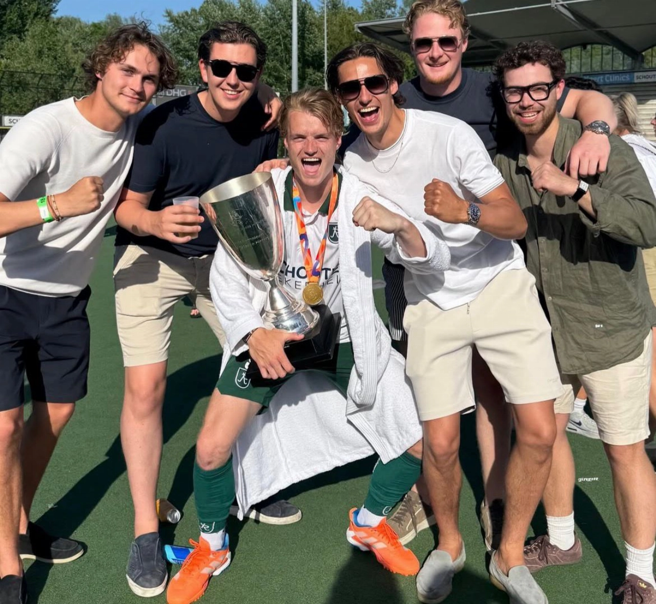Vlaardinger Olivier Hortensius landskampioen met HC Rotterdam