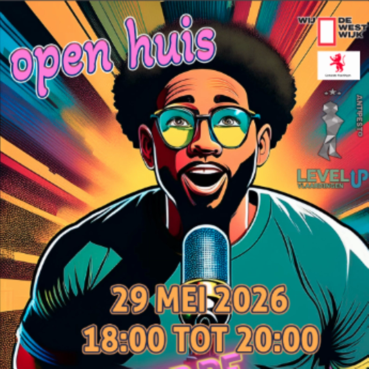 Open Huis en Open Mic bij Voor de Verandering