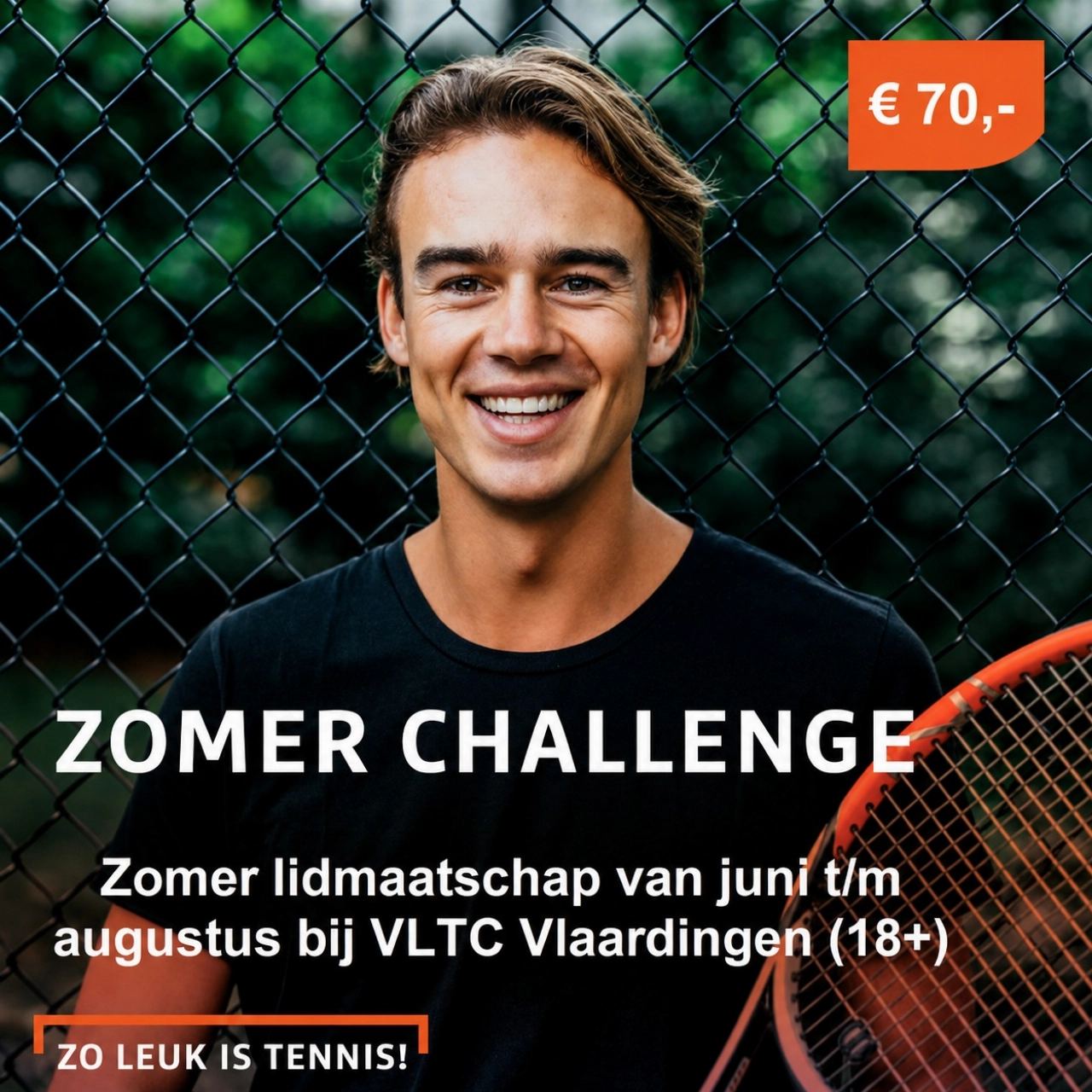 Zomer Challenge bij tennisvereniging VLTC
