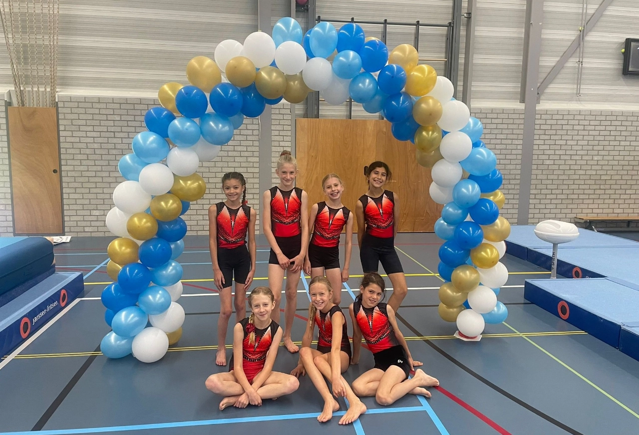 Twee keer podium voor turnsters Dynamiek