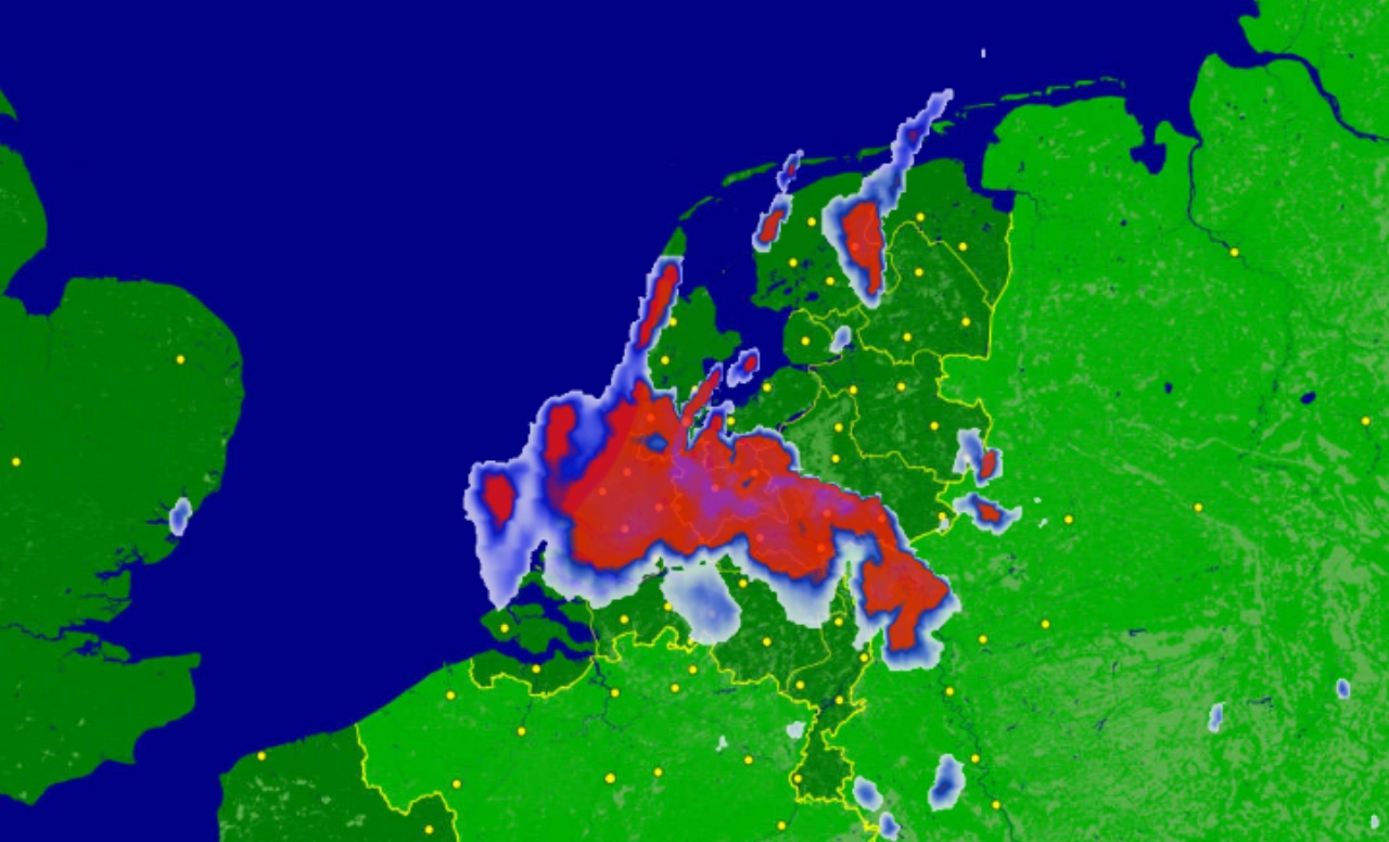 KNMI waarschuwt voor stevige onweersbuien