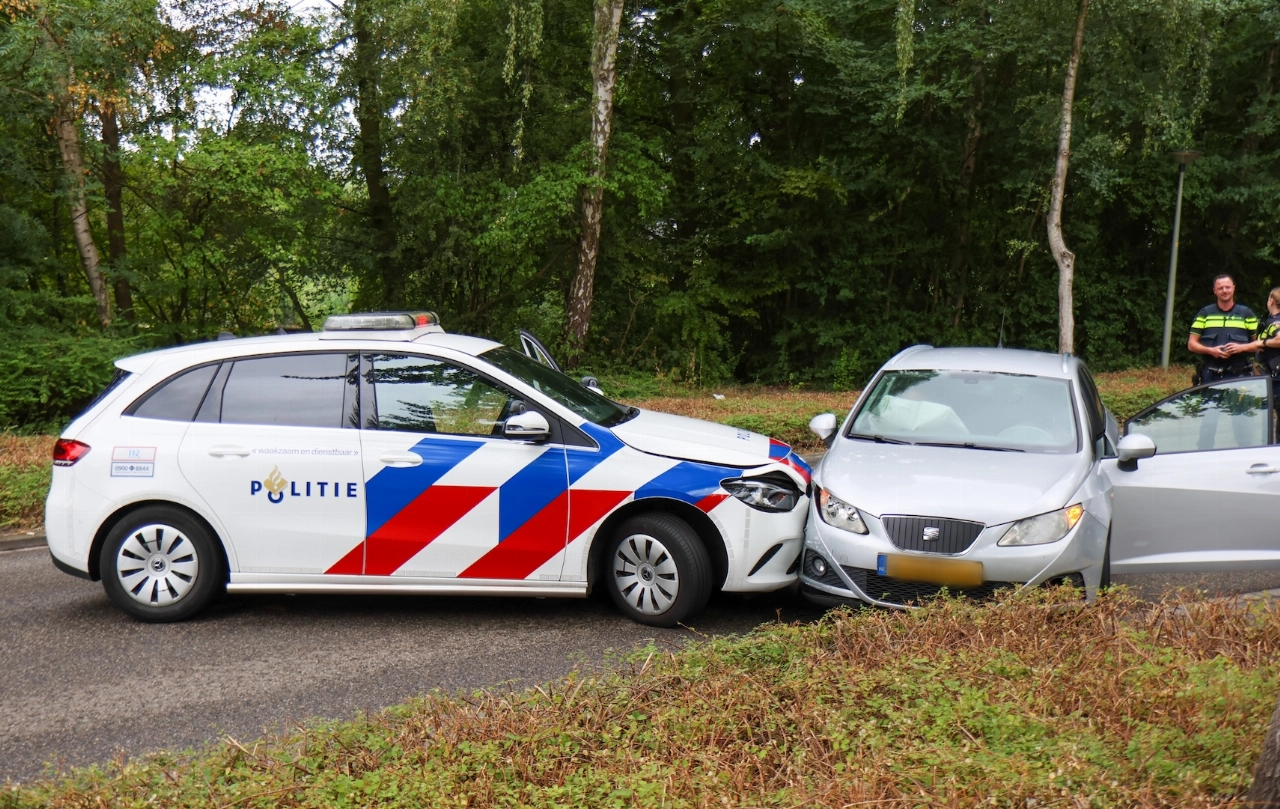 Auto klemgereden door politie, verdachte aangehouden