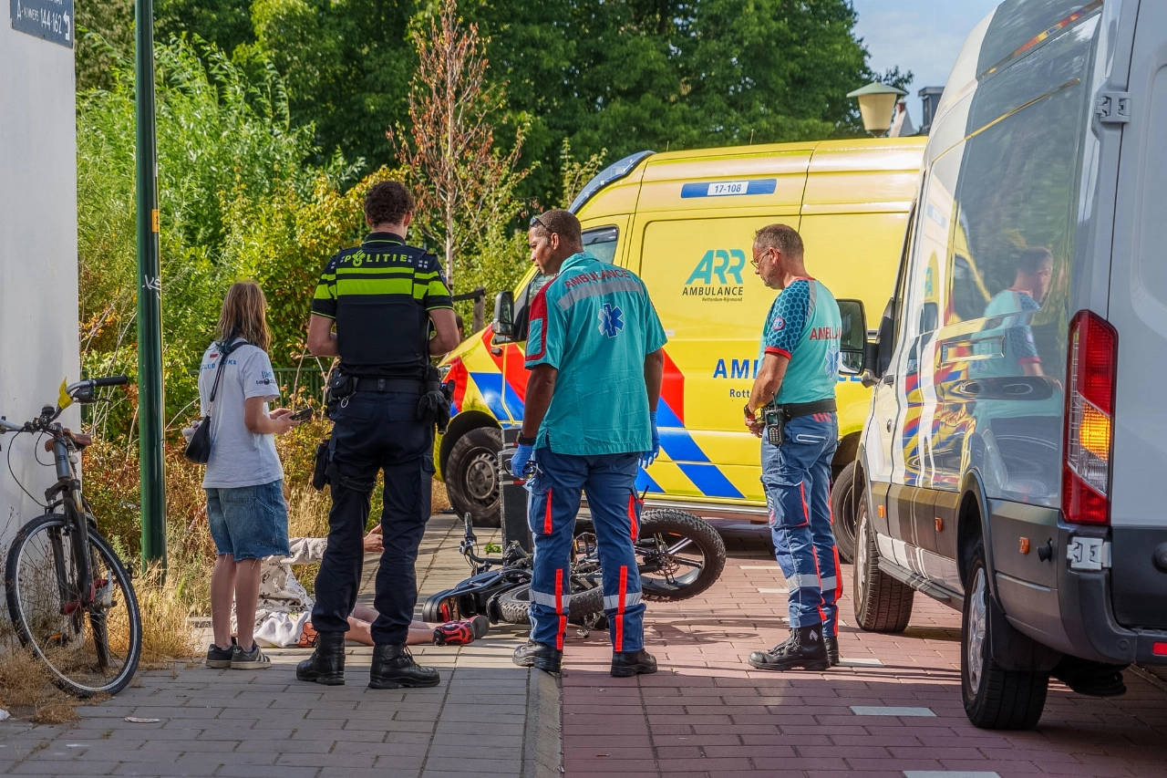 Fatbiker gewond bij aanrijding in Vlaardingen