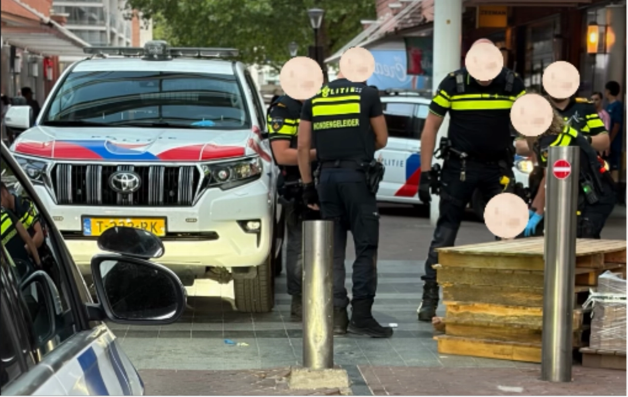 Winkeldief hevig in verzet bij aanhouding