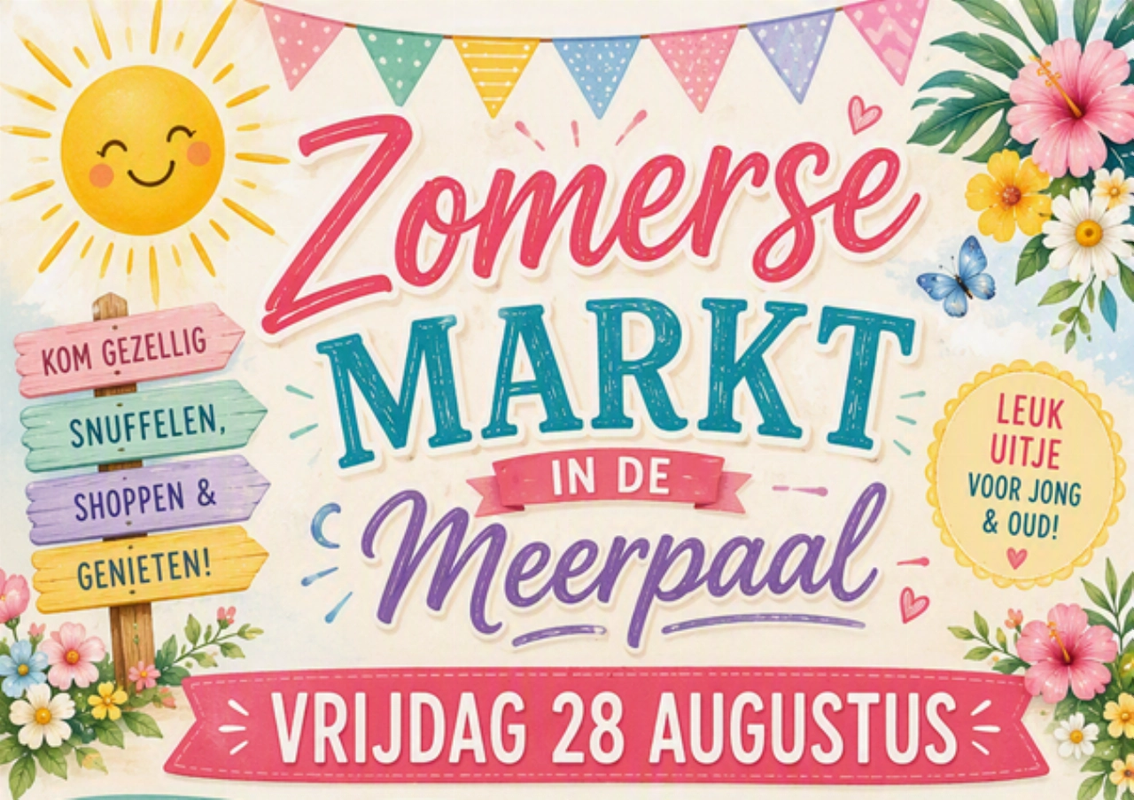 Zomerse markt in De Meerpaal: snuffelen, shoppen en genieten