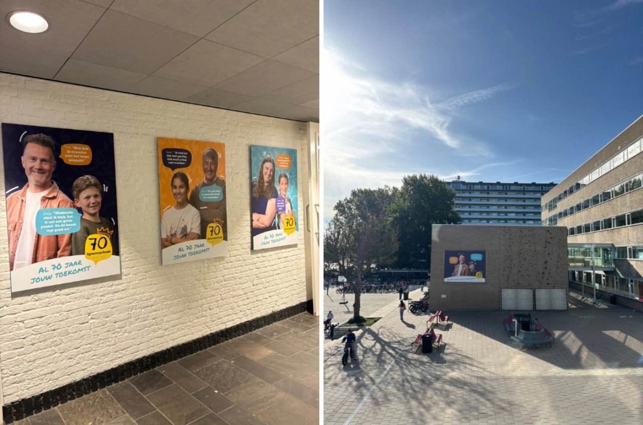 Spieringshoek viert 70 jaar onderwijs met jubileumcampagne