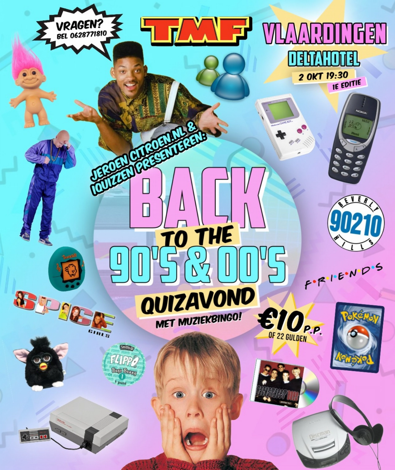 Back to the 90's & 00's Quiz in Delta Hotel Vlaardingen