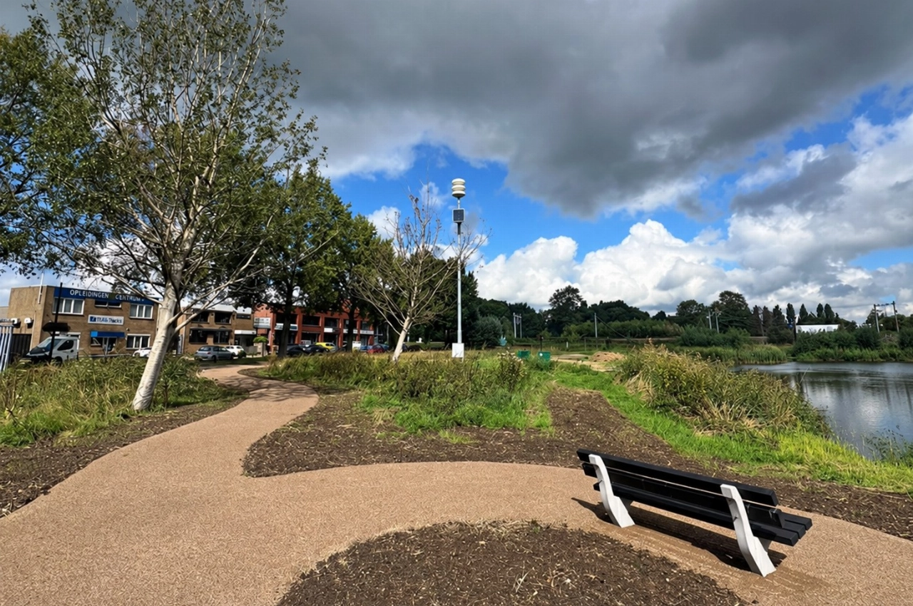 Parkje bij Brandplas in de Vergulde Hand