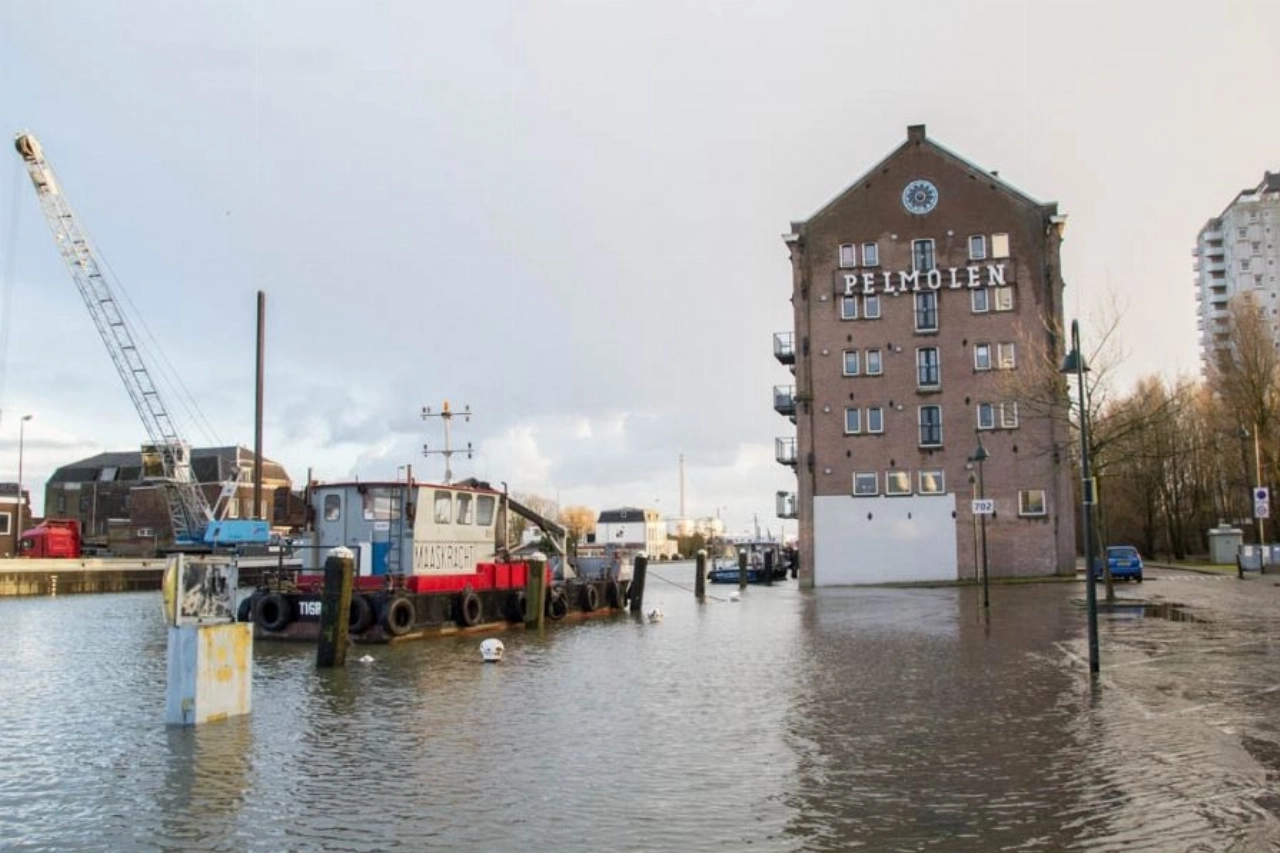 Opnieuw hoogwater in Vlaardingen