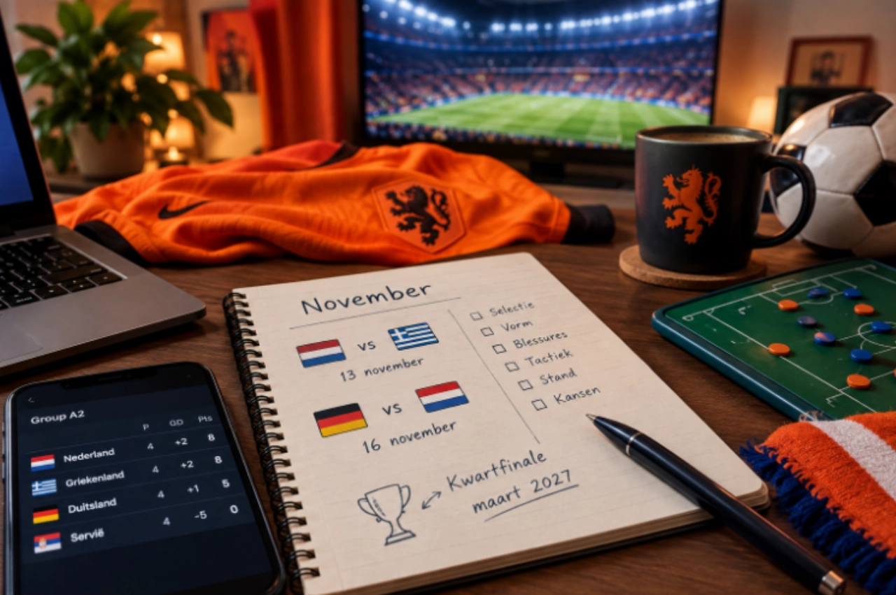 Vooruitblik op november: Oranje tegen Griekenland en Duitsland met de kwartfinale in zicht