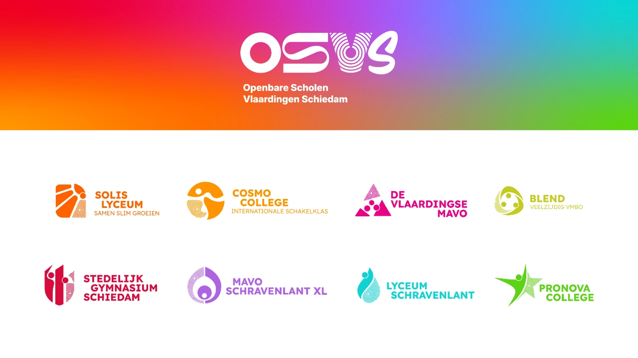 OSVS presenteert nieuwe uitstraling en vier nieuwe schoolnamen
