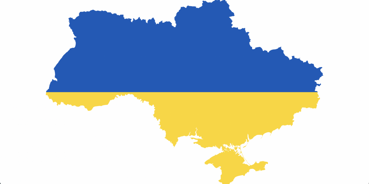 Avondwake om steun uit te spreken aan Oekraïners