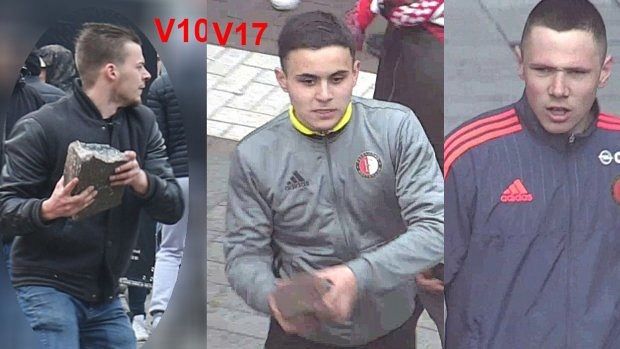 Politie publiceert foto's relschoppers Rotterdam