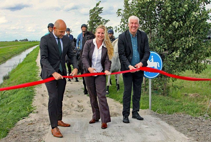 Nieuwe ruiterroutes Midden-Delfland feestelijk geopend
