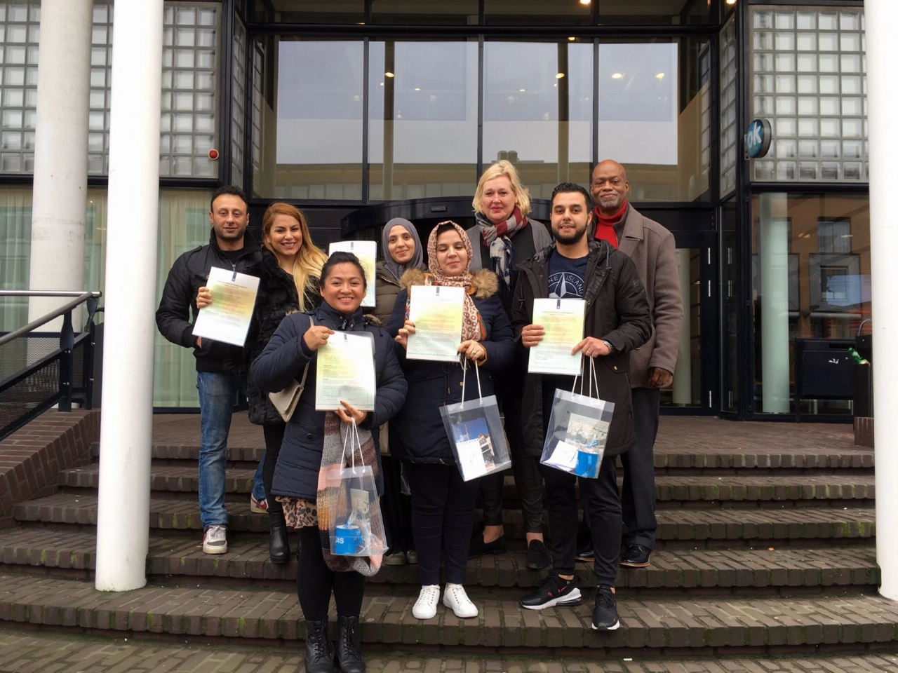 Participatieverklaring getekend door Maassluise nieuwkomers