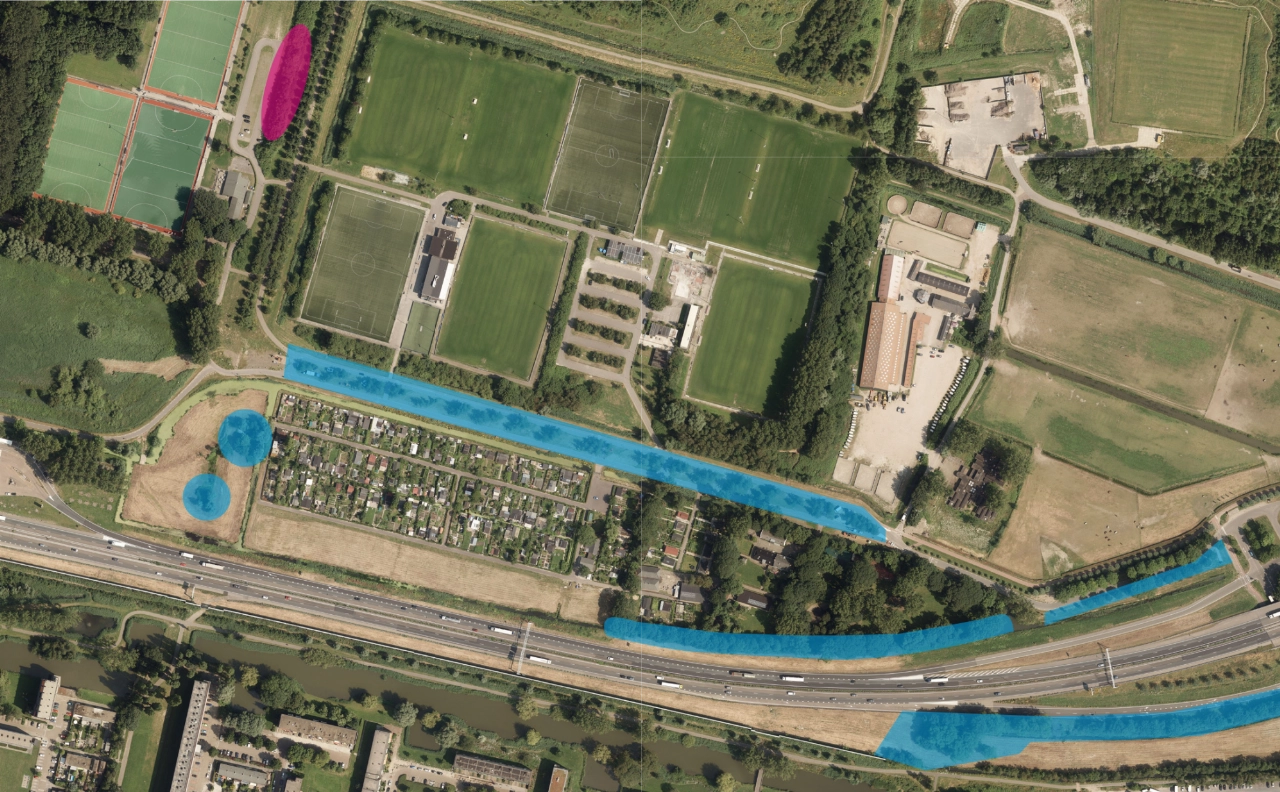Ruimte maken voor verbreding A20 bij Vlaardingen