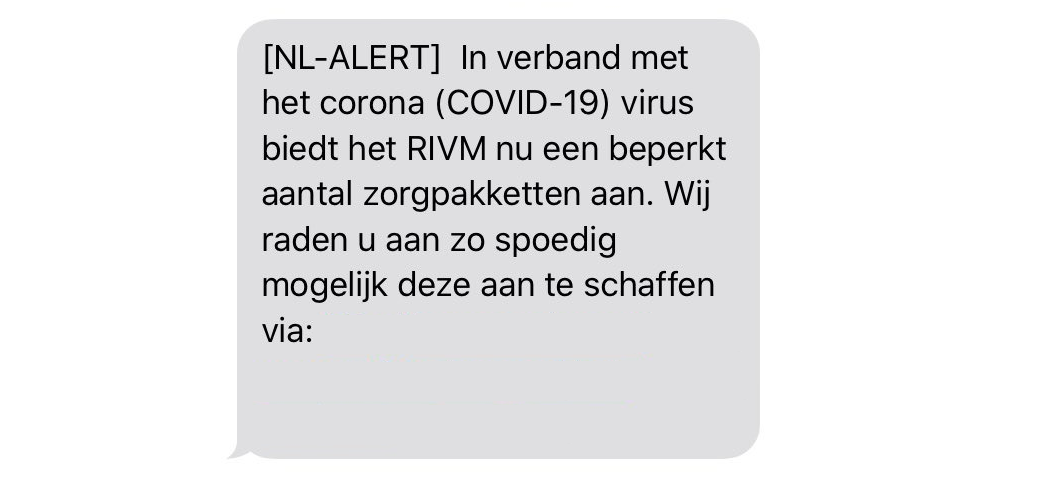 Waarschuwing voor vals NL-alert