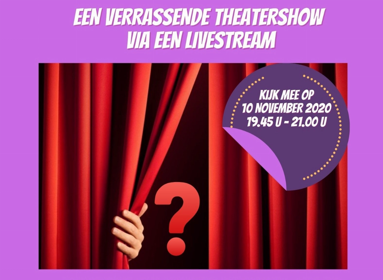 Verrassende theatershow rondom mantelzorg via livestream