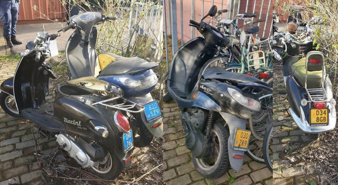 Gemeente zoekt eigenaren van brom/snorfietsen