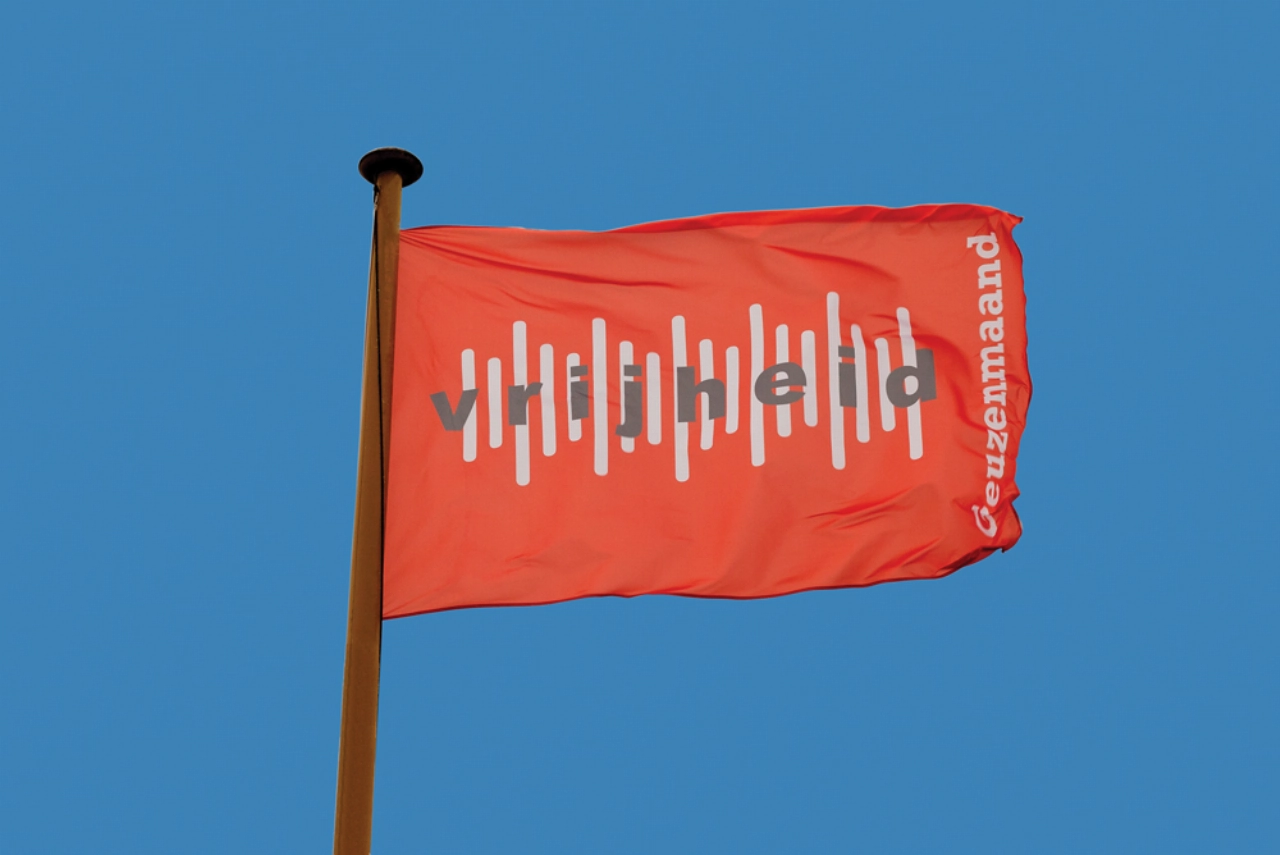 Geuzenvlag wappert in Maassluis