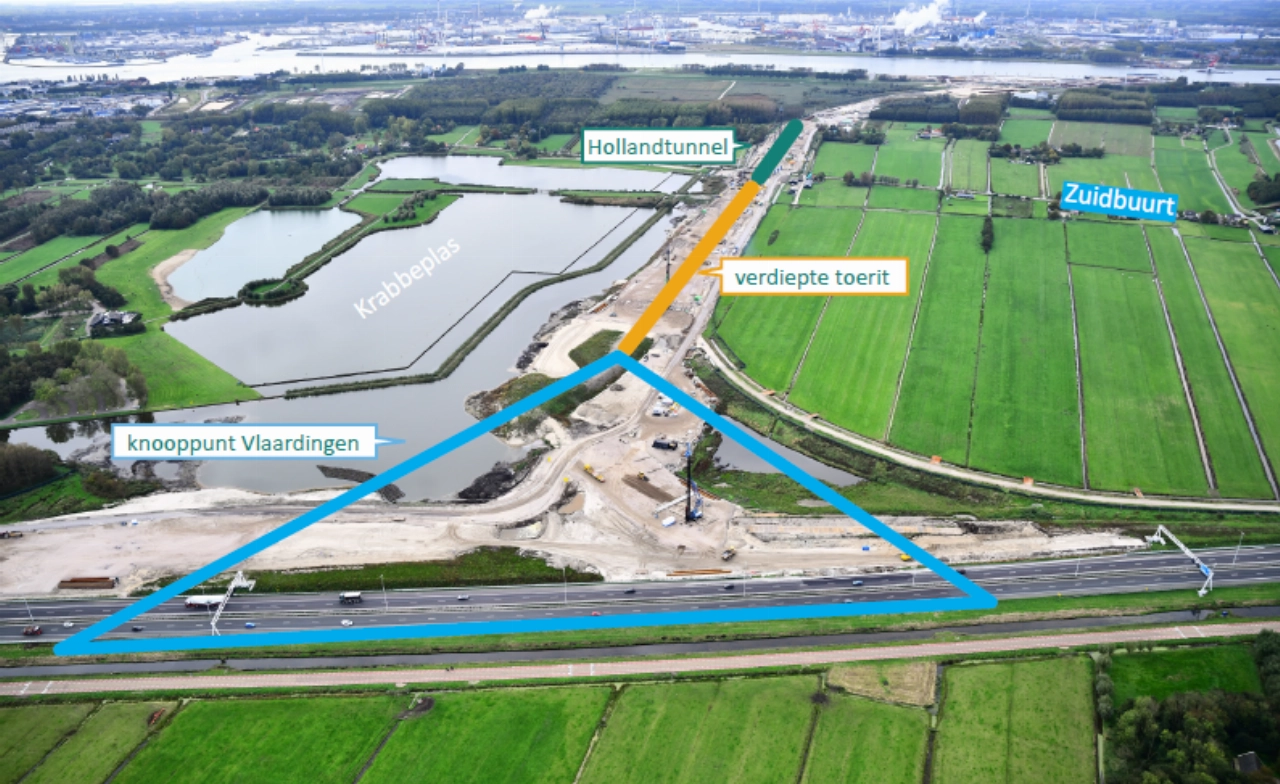 Baak gaat dit weekend heien langs de A20