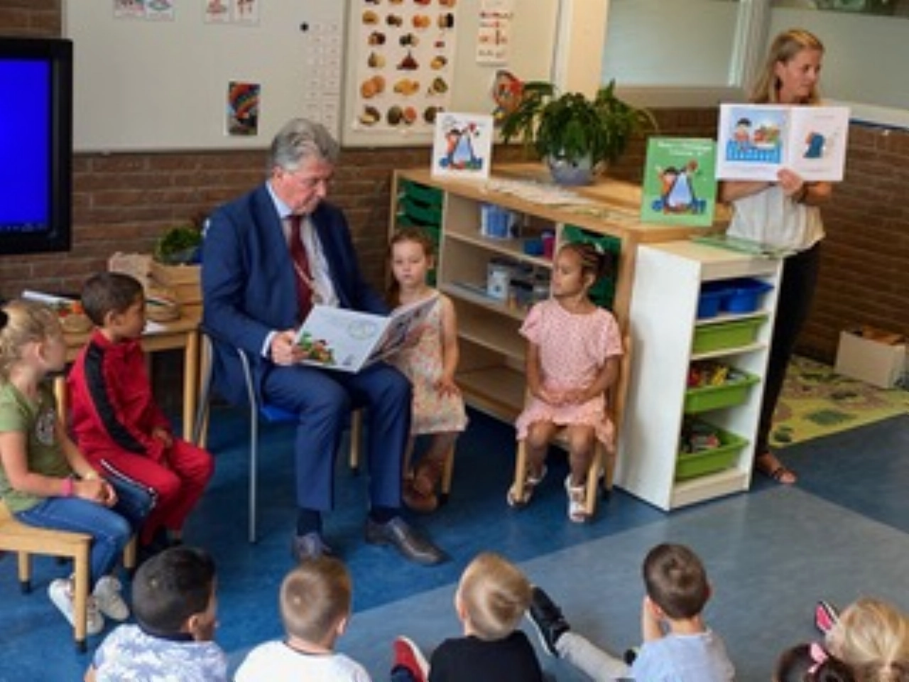 Gezonde start van schooljaar met burgemeester Haan